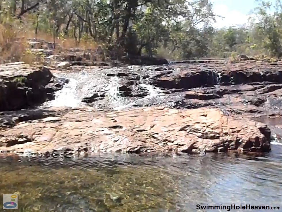 Swimming at The Cascades in Litchfield National Park
