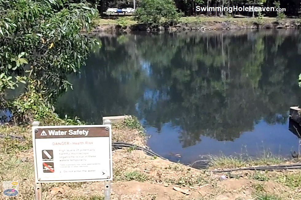 No swimming at Howard Springs near Darwin