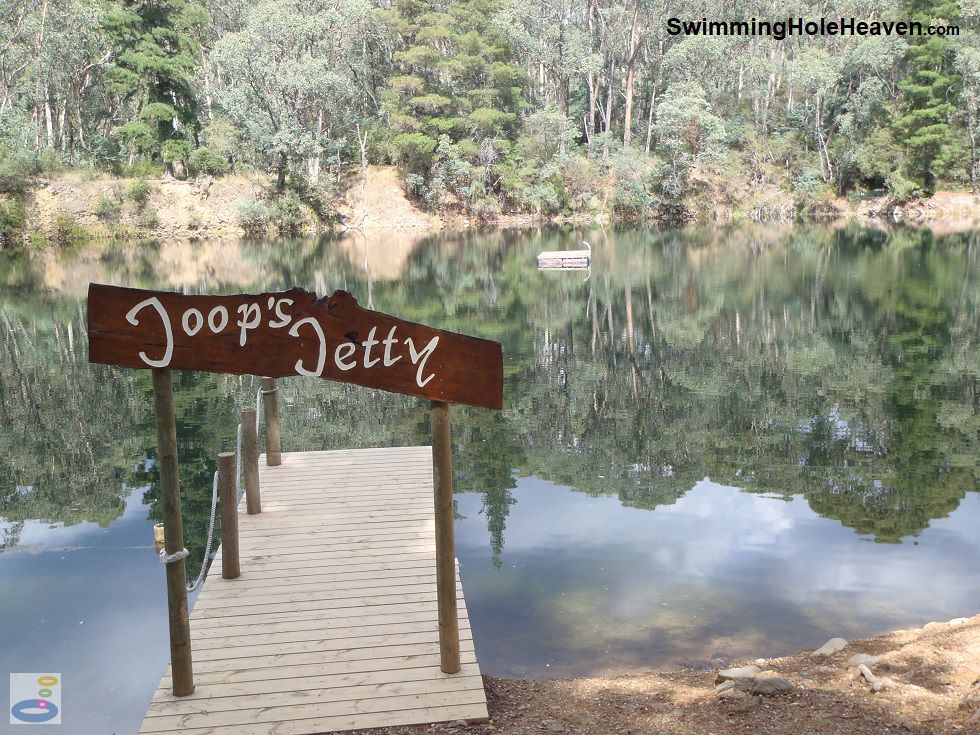 Joop's Jetty at Tronoh Dredge Hole in Harrietville